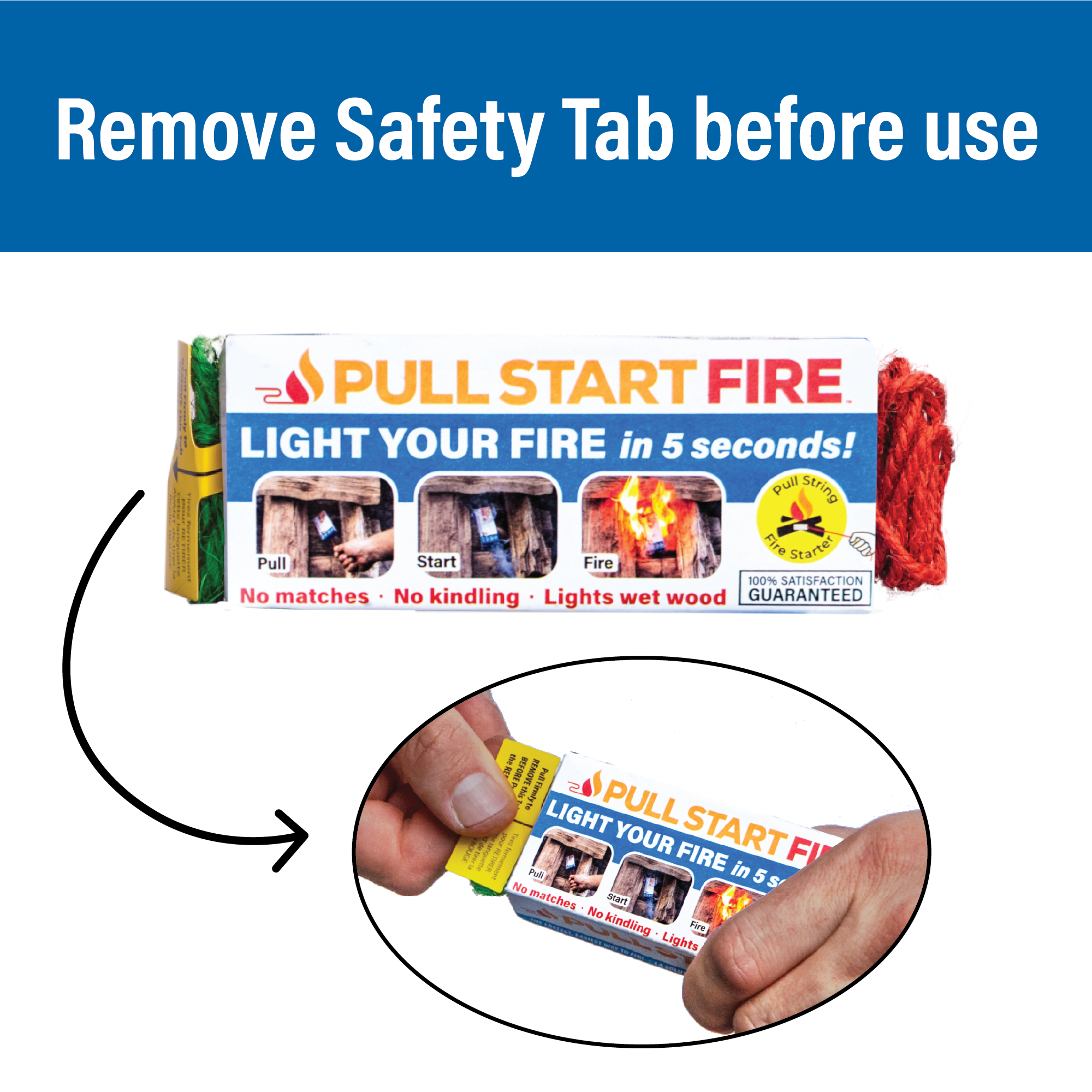 Pull Start Fire Firestarter
