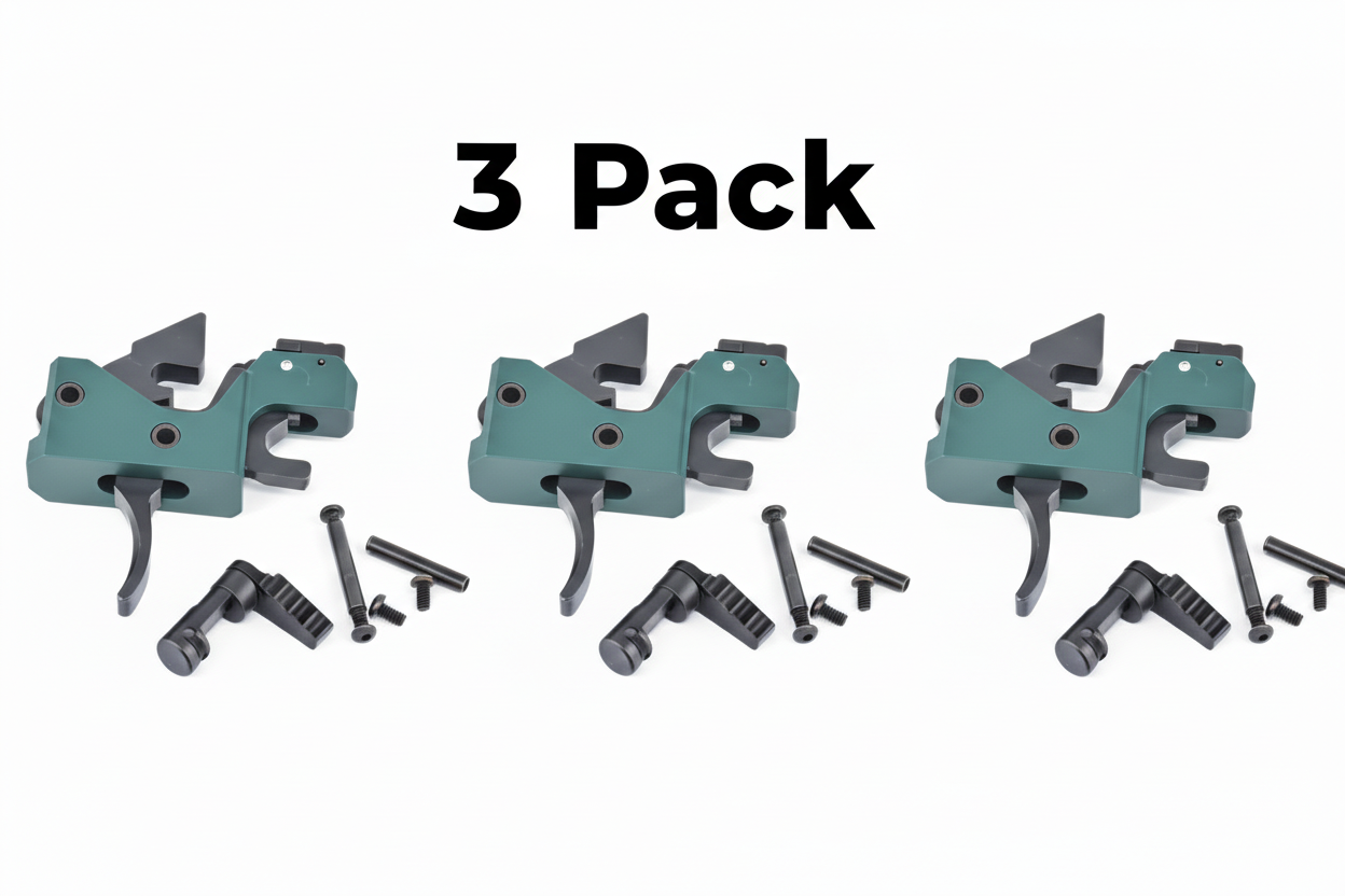 3 pack combo Partisan Forced-Reset Drop-In Cassette Trigger FRT – AR-15 Platform (USA-Made)