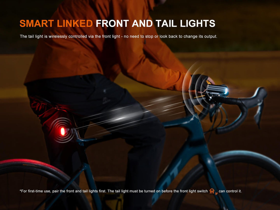 Fenix BC28R Smart Head &amp; Tail Bike Light Combo