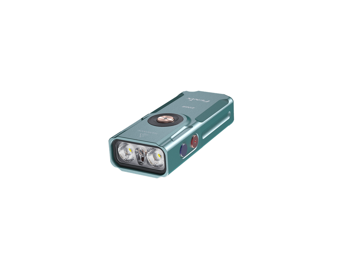 Fenix E06R Keychain Light with White, UV, and Red Laser Lights