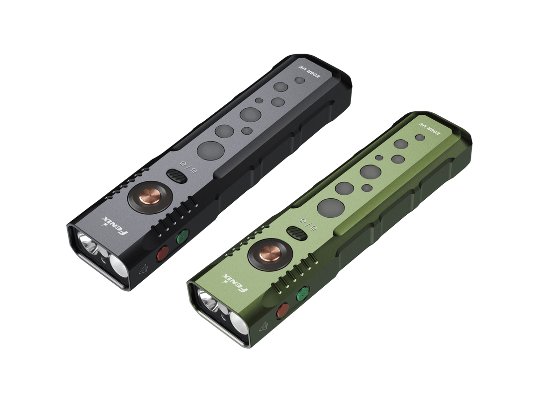 Fenix E08R UE Multi-Light EDC Flashlight With Red Light &amp; Green Laser