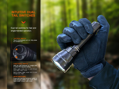 Fenix HT32 Hunting Flashlight with Red &amp; Green Output