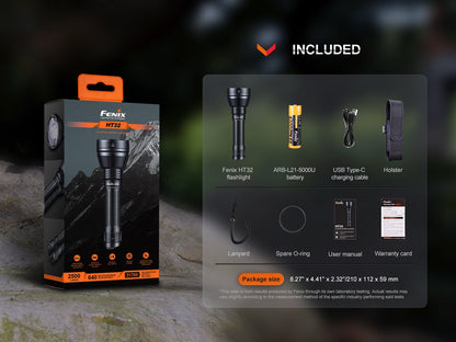 Fenix HT32 Hunting Flashlight with Red &amp; Green Output