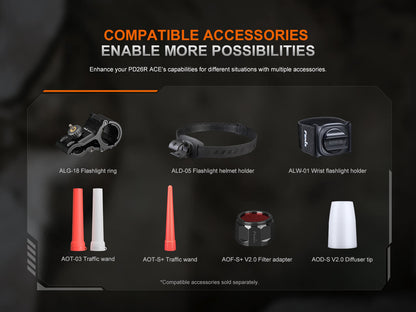 Fenix PD26R ACE Multi-Mode Compact Flashlight