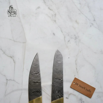 Custom made Chef Knives Set with Wood handle