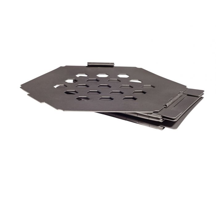 HEXAGON WOOD STOVE - STAINLESS STEEL