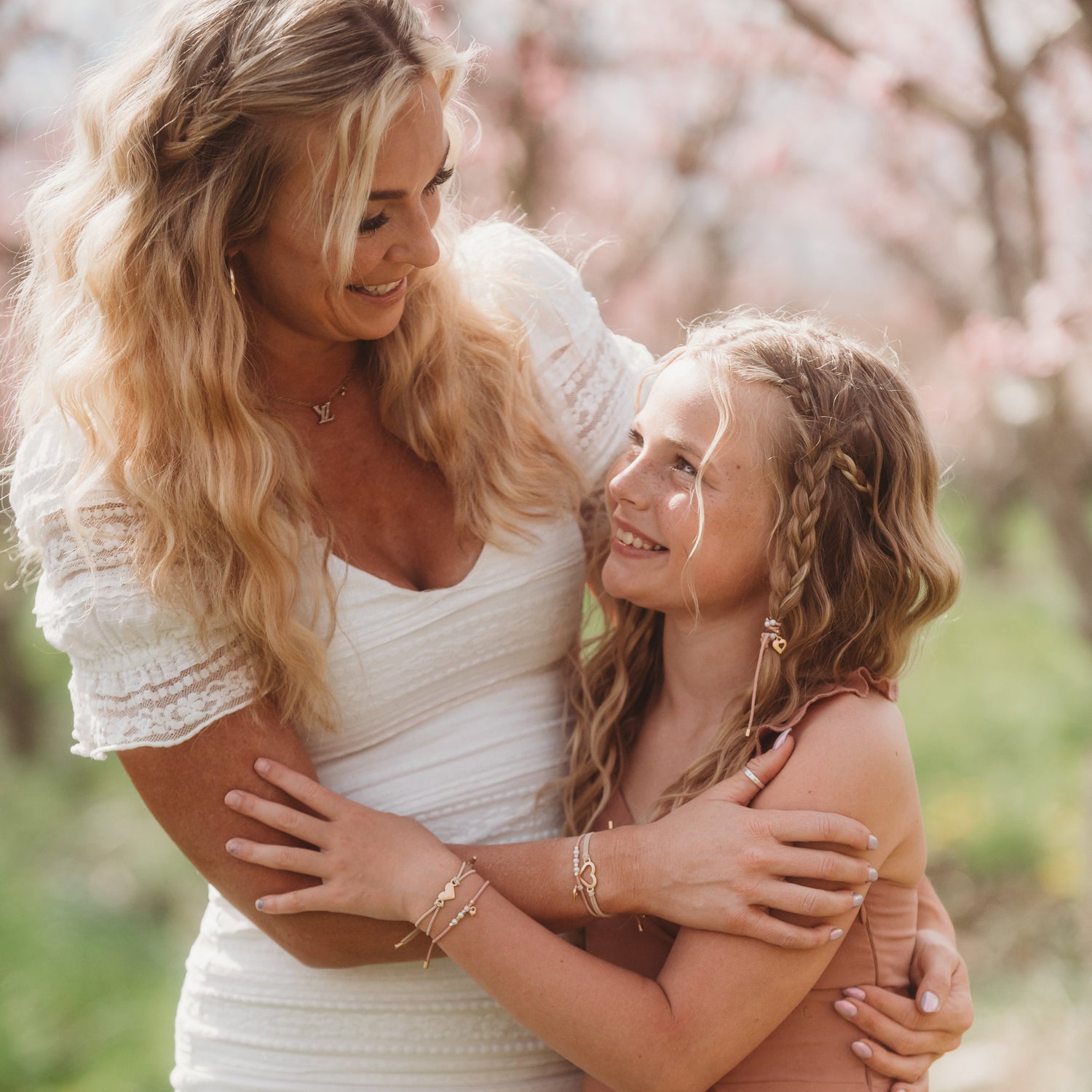 Mother / Daughter - Hair Tie Bracelets