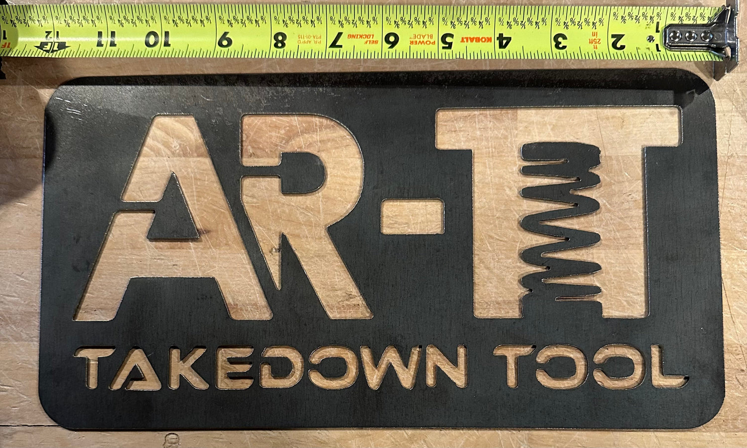 The AR-TT- THE AR-TAKEDOWN TOOL License plate, wall sign or plaque