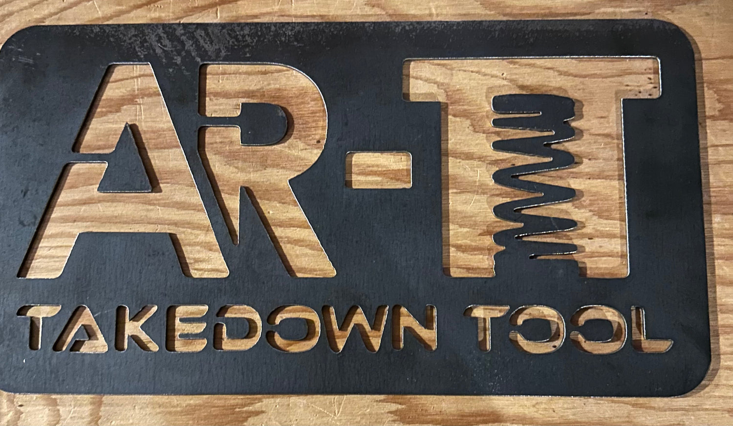 The AR-TT- THE AR-TAKEDOWN TOOL License plate, wall sign or plaque