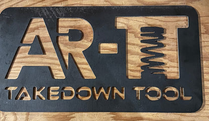 The AR-TT- THE AR-TAKEDOWN TOOL License plate, wall sign or plaque
