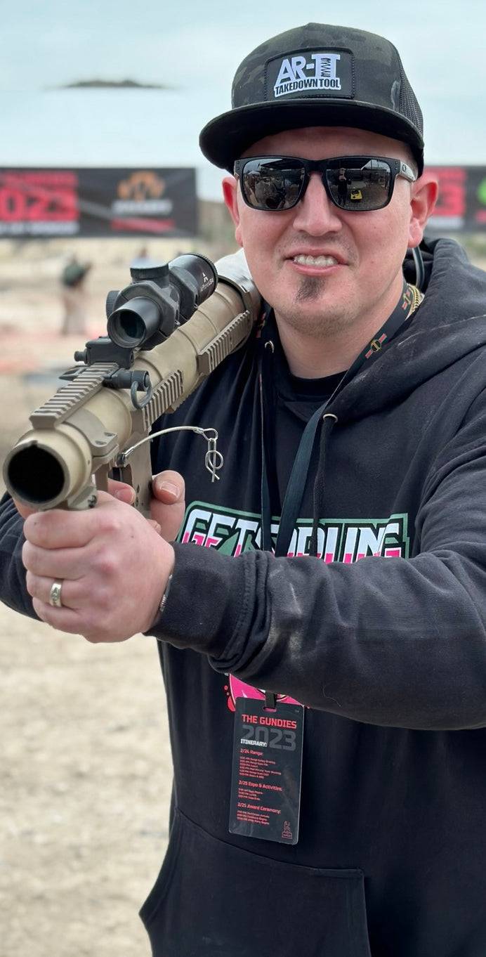 The AR-TT hat by GET SPRUNG Apparel &amp; The Takedown tool