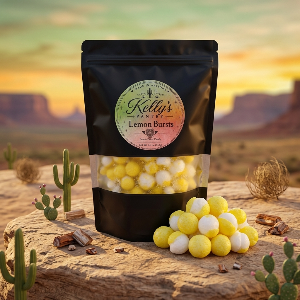 Lemon Bursts Freeze-Dried Lemon Candy Bites