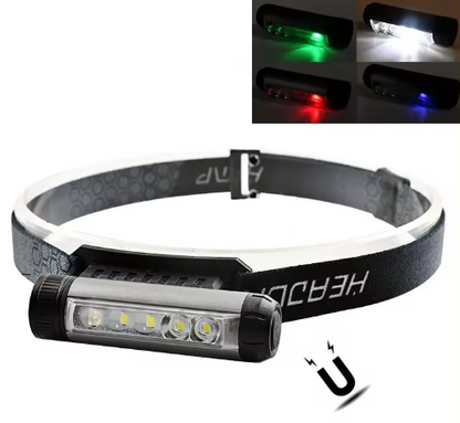 LED Multi function Headlight &amp; Flashlight with magnet