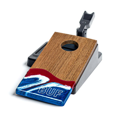 Mini Tabletop Resin &amp; Wood Cornhole Set | Gameday Collection