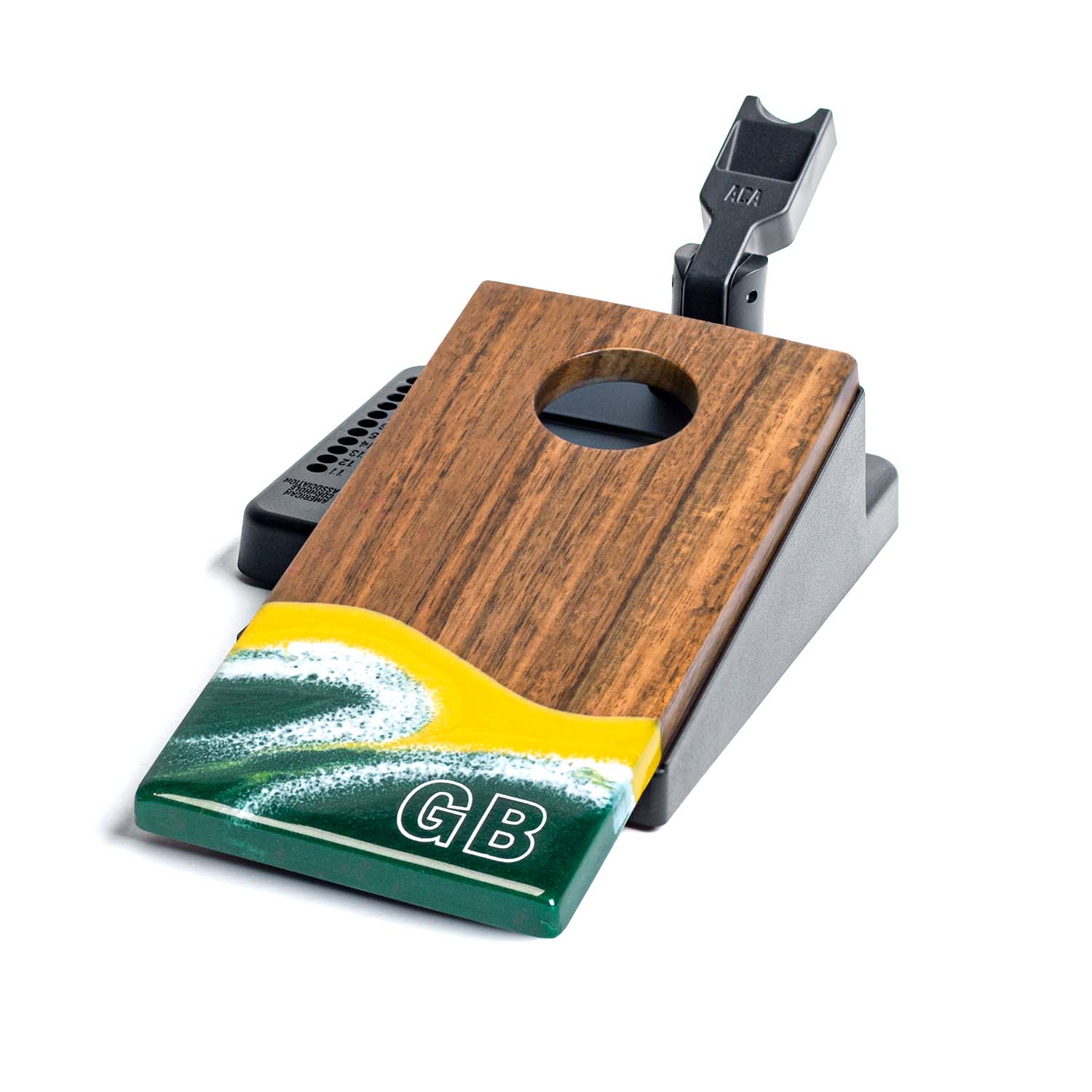 Mini Tabletop Resin &amp; Wood Cornhole Set | Gameday Collection