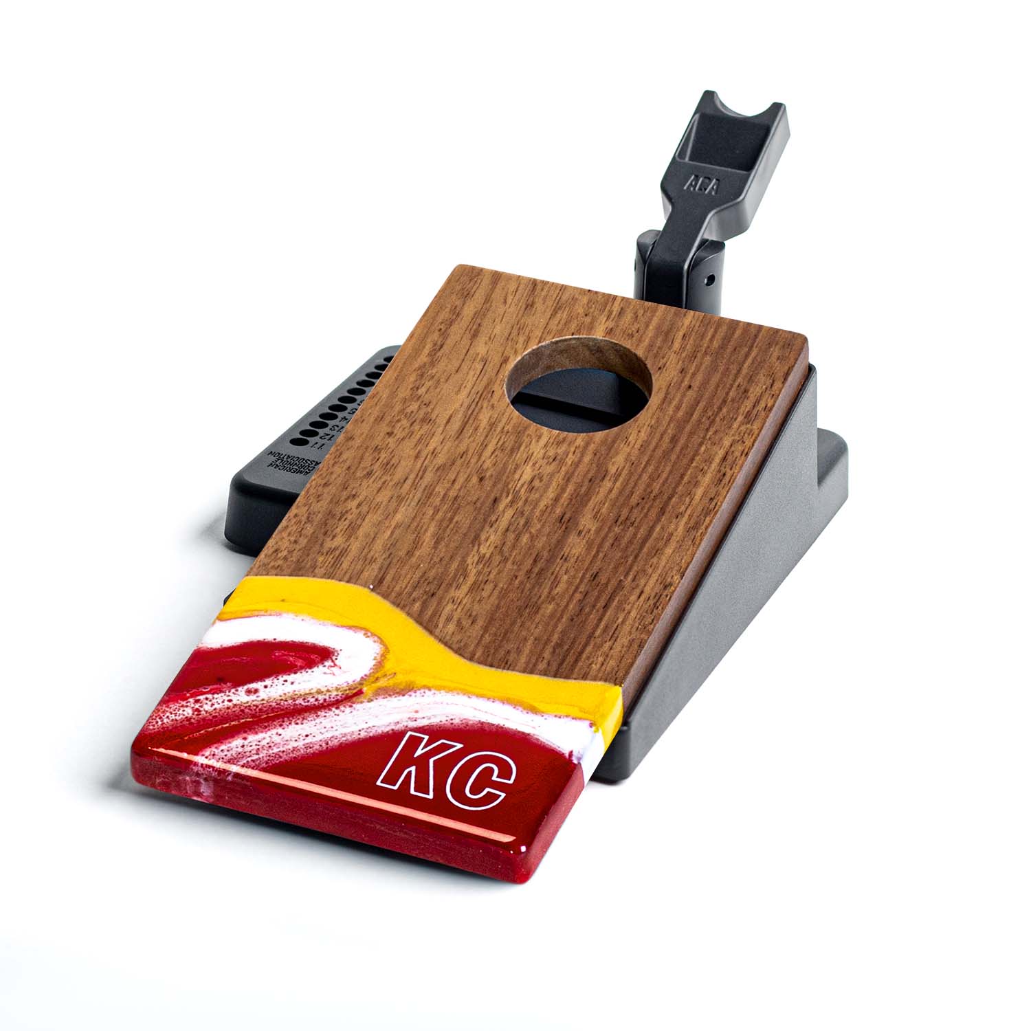 Mini Tabletop Resin &amp; Wood Cornhole Set | Gameday Collection