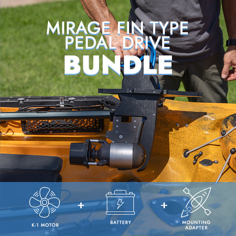 Mirage Fin Type Pedal Drive Bundle