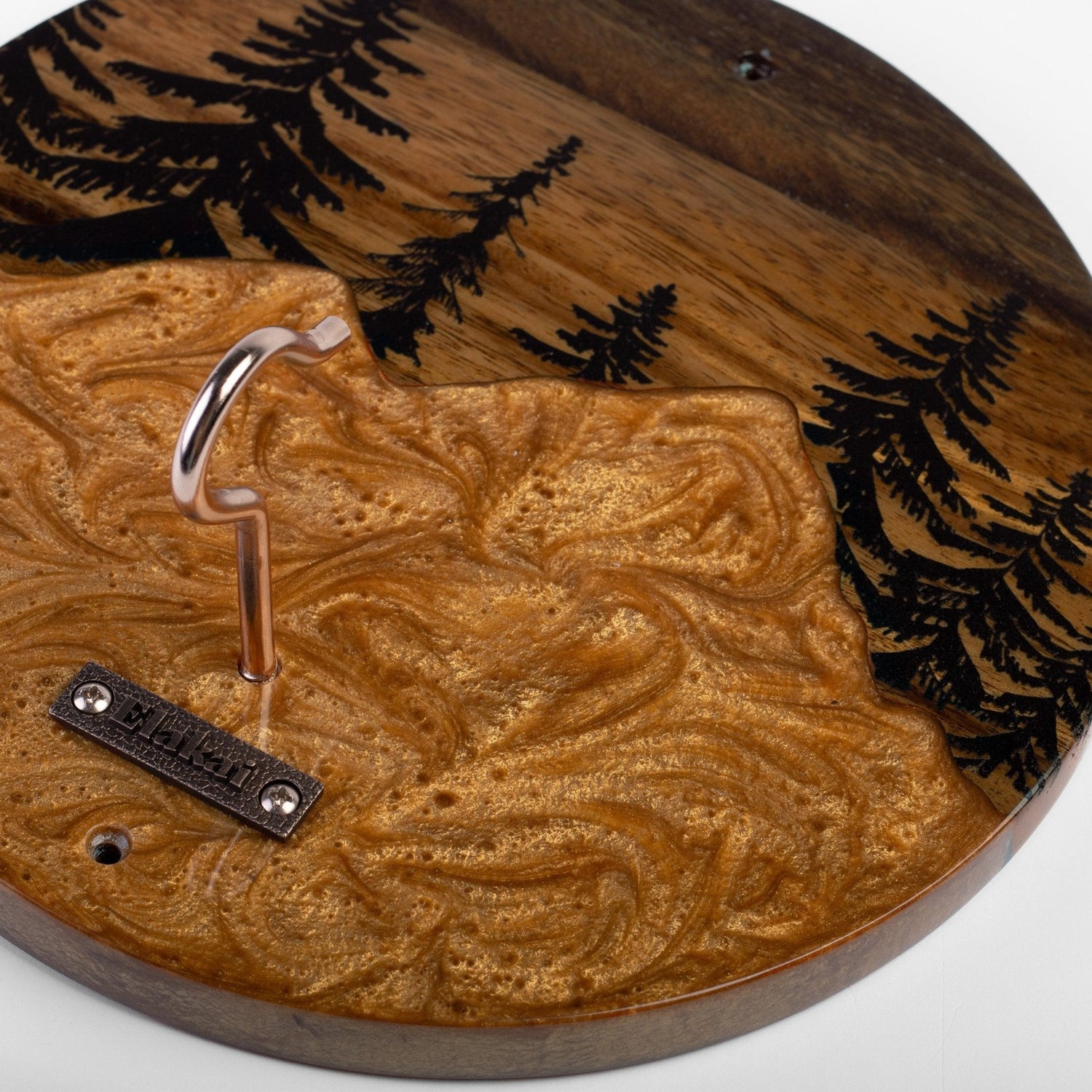 Mountain Acacia Wood Hook and Ring Toss Game