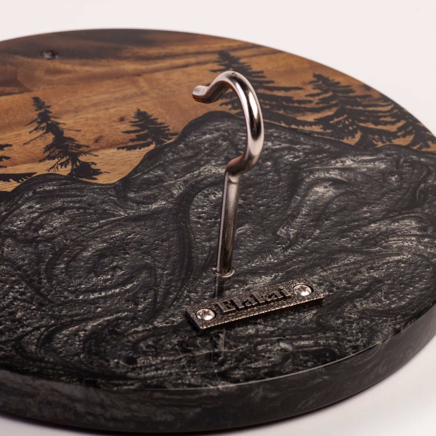 Mountain Acacia Wood Hook and Ring Toss Game