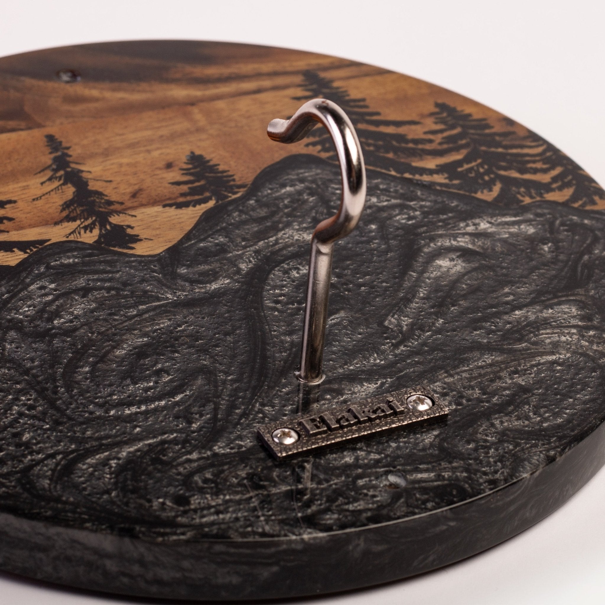 Mountain Acacia Wood Hook and Ring Toss Game