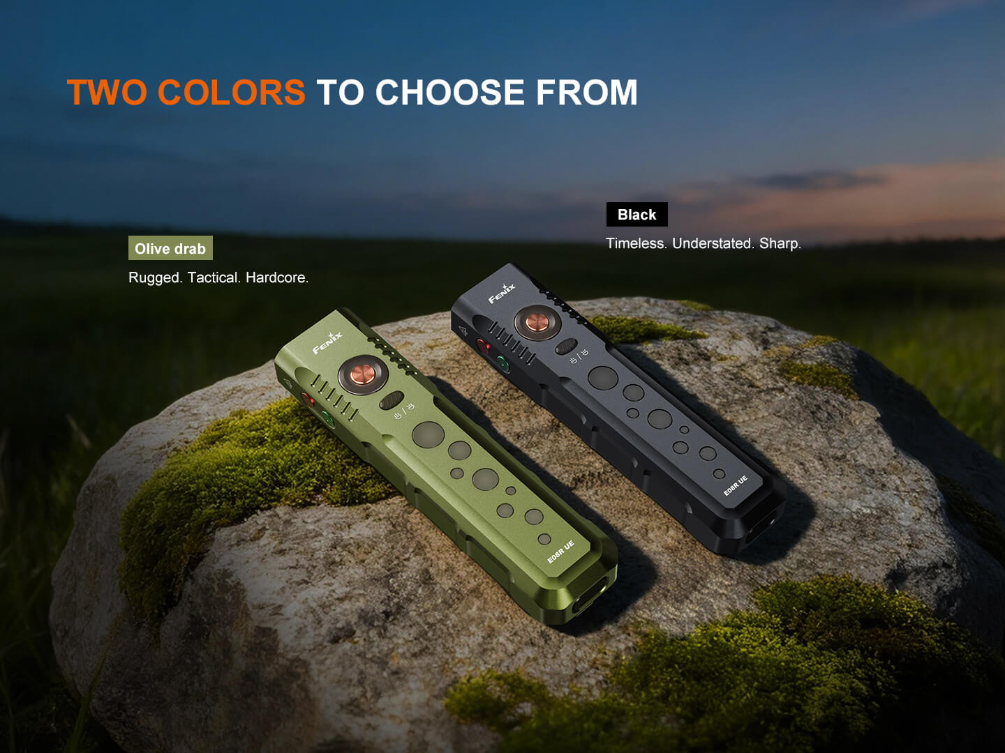 Fenix E08R UE Multi-Light EDC Flashlight With Red Light &amp; Green Laser