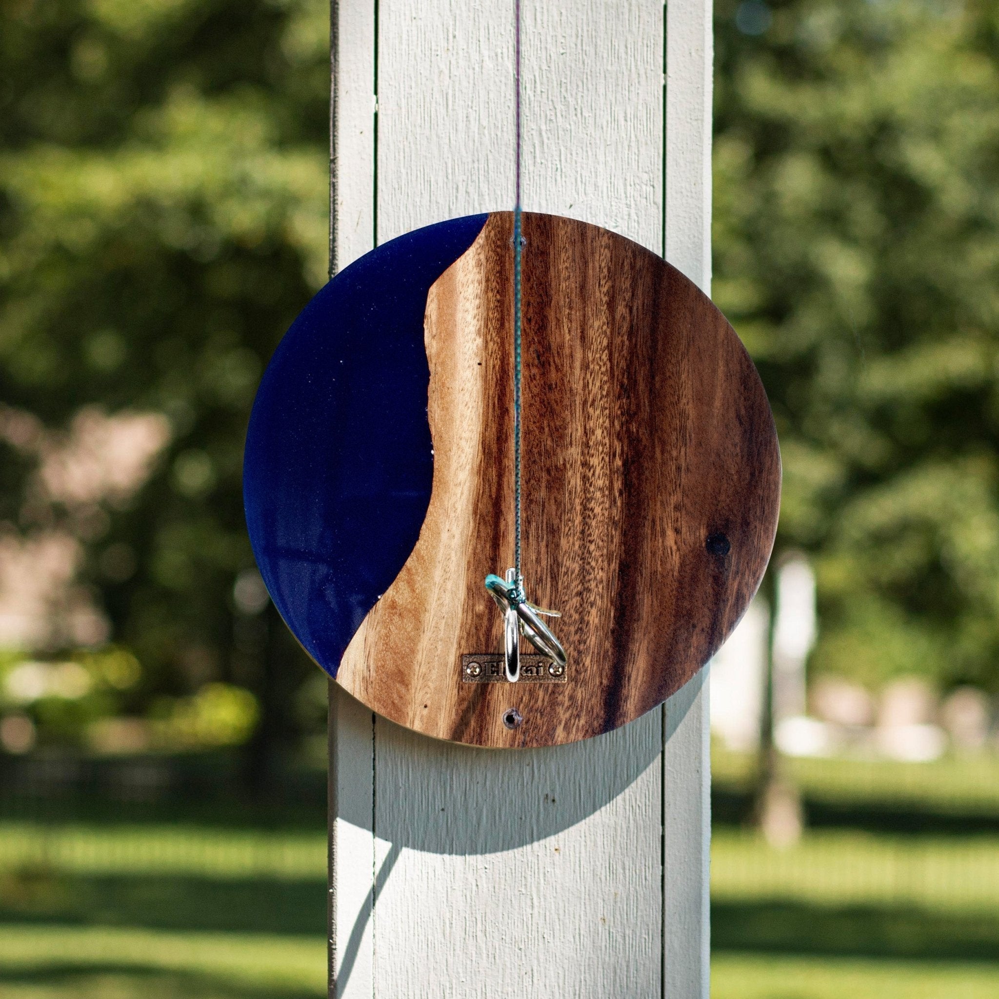 Ocean Acacia Wood Hook and Ring Toss Game