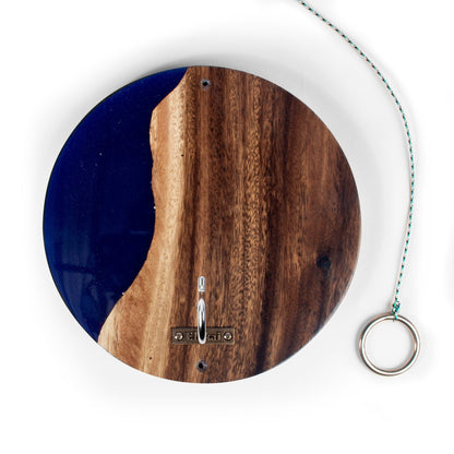 Ocean Acacia Wood Hook and Ring Toss Game