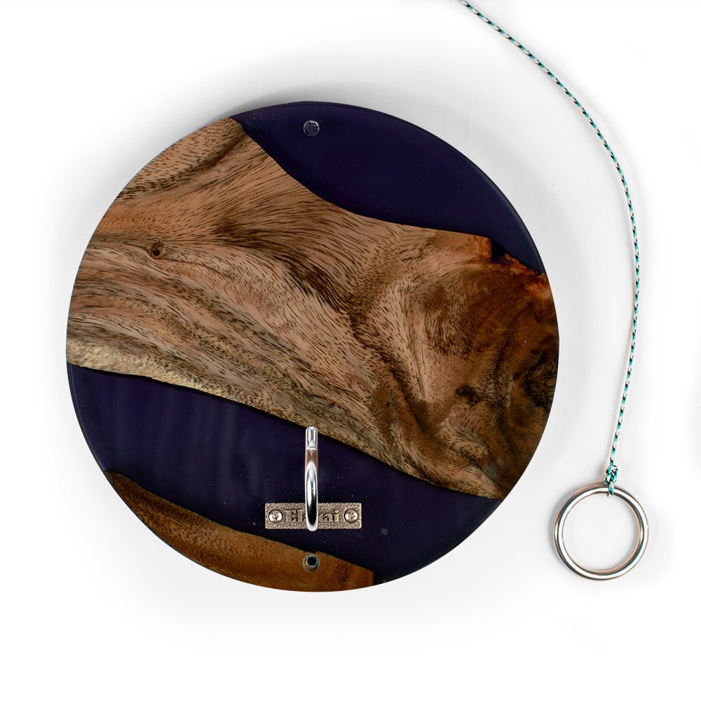 Ocean Acacia Wood Hook and Ring Toss Game