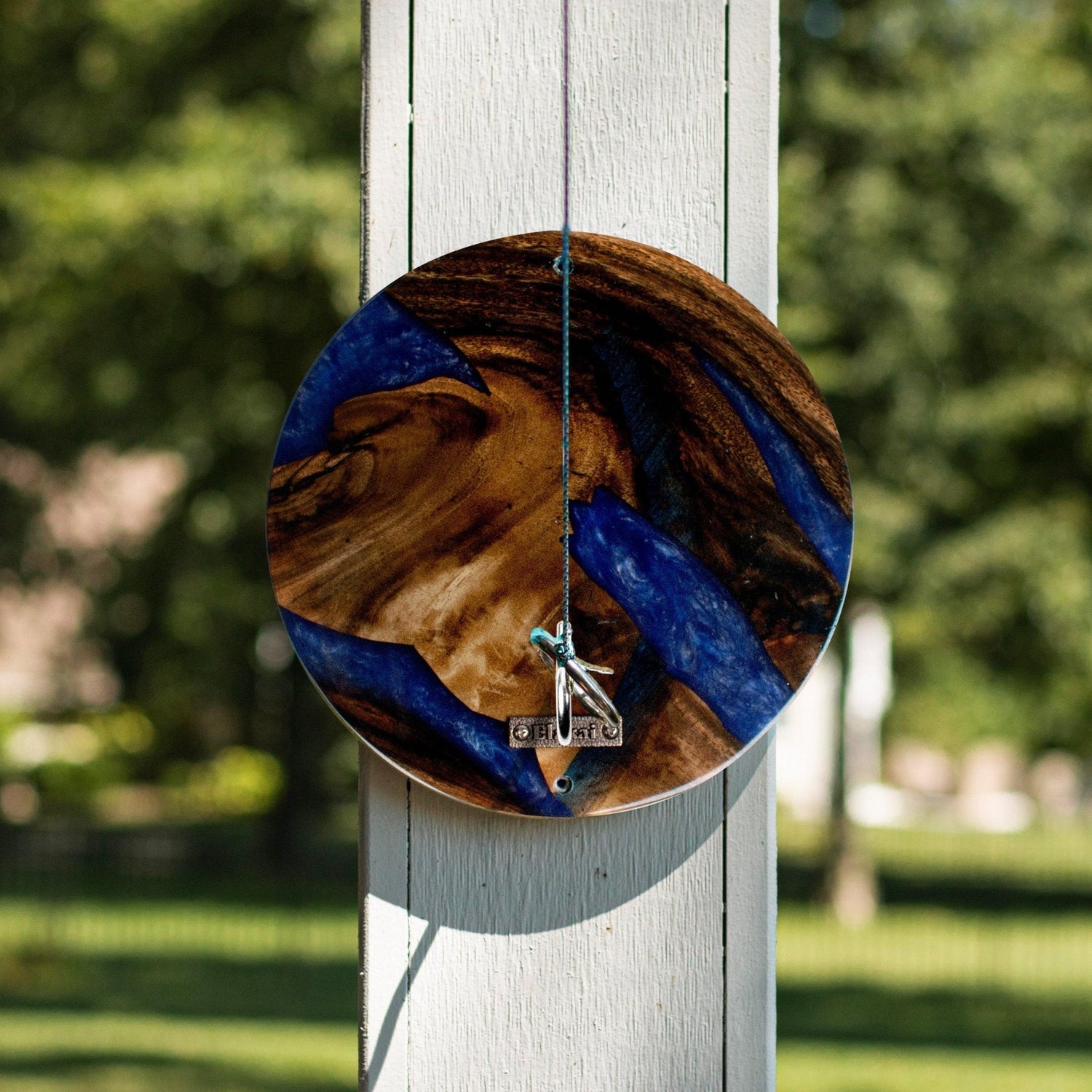 Ocean Acacia Wood Hook and Ring Toss Game