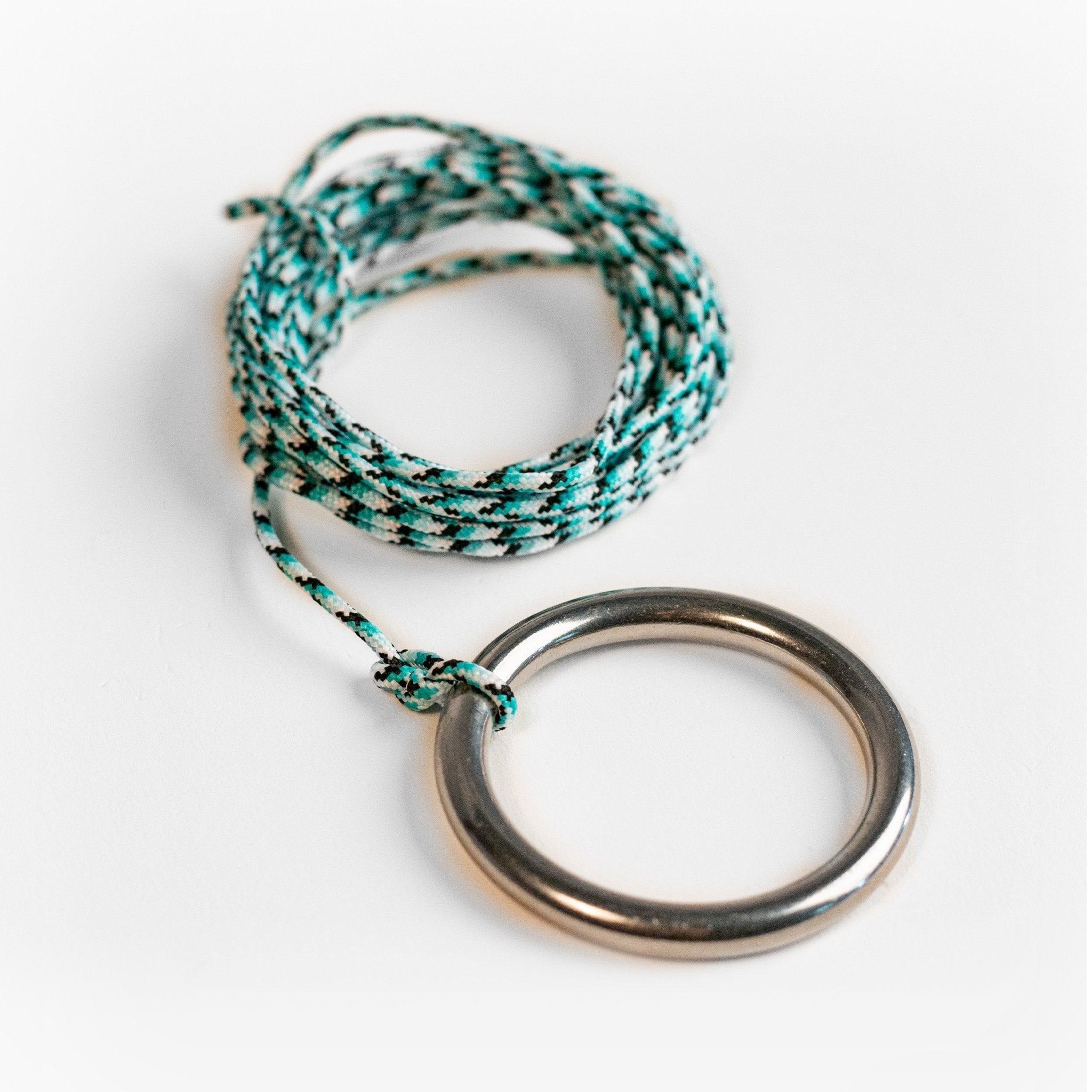 Ocean Acacia Wood Hook and Ring Toss Game