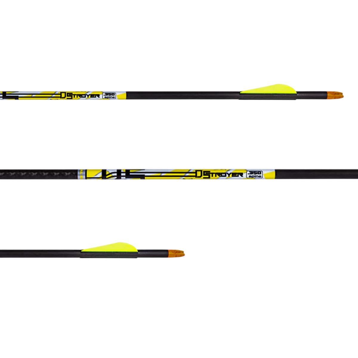 Carbon Express D-Stroyer Fletched Carbon Hunting Arrows (6-Pack)
