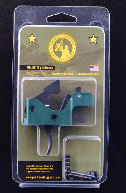 Partisan Forced-Reset Drop-In Cassette Trigger FRT – AR-15 Platform (USA-Made)