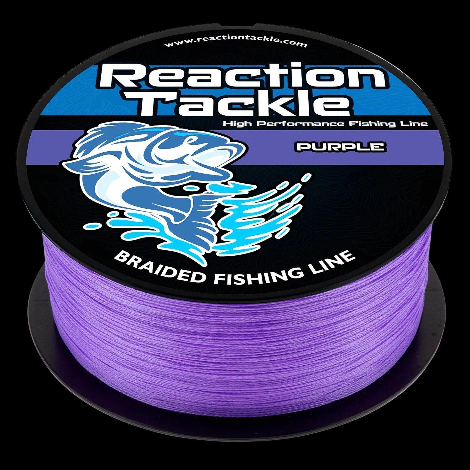 Reaction Tackle Braided Fishing Line - Purple