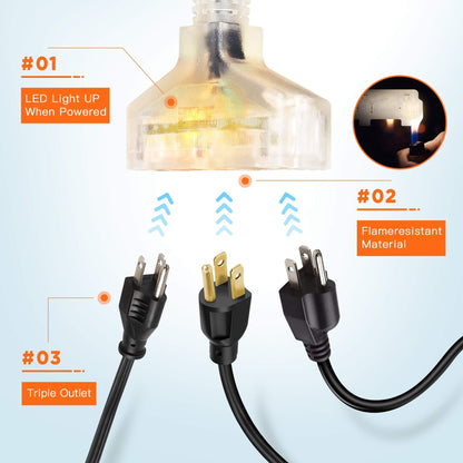 Retractable Extension Cord Reel-12AWG