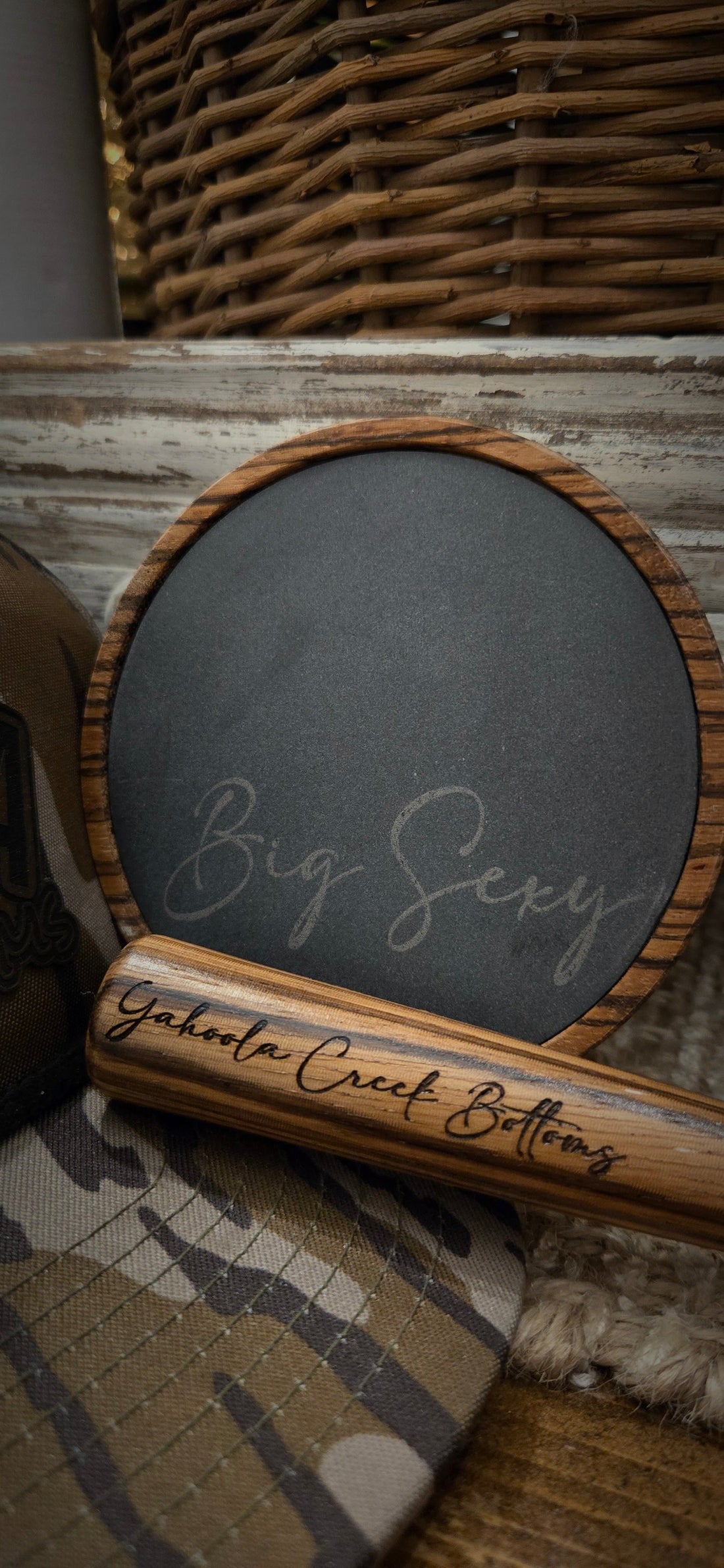 "Big Sexy" Zebrawood slate