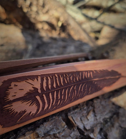 Long Box Call cedar sides Cedar Paddle dugout