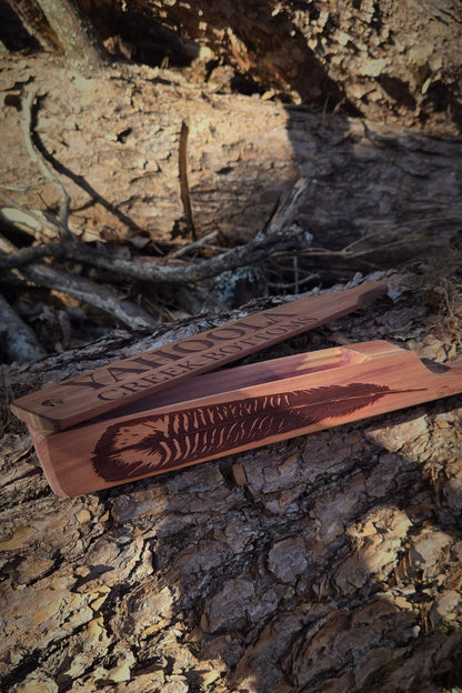Long Box Call cedar sides Cedar Paddle dugout