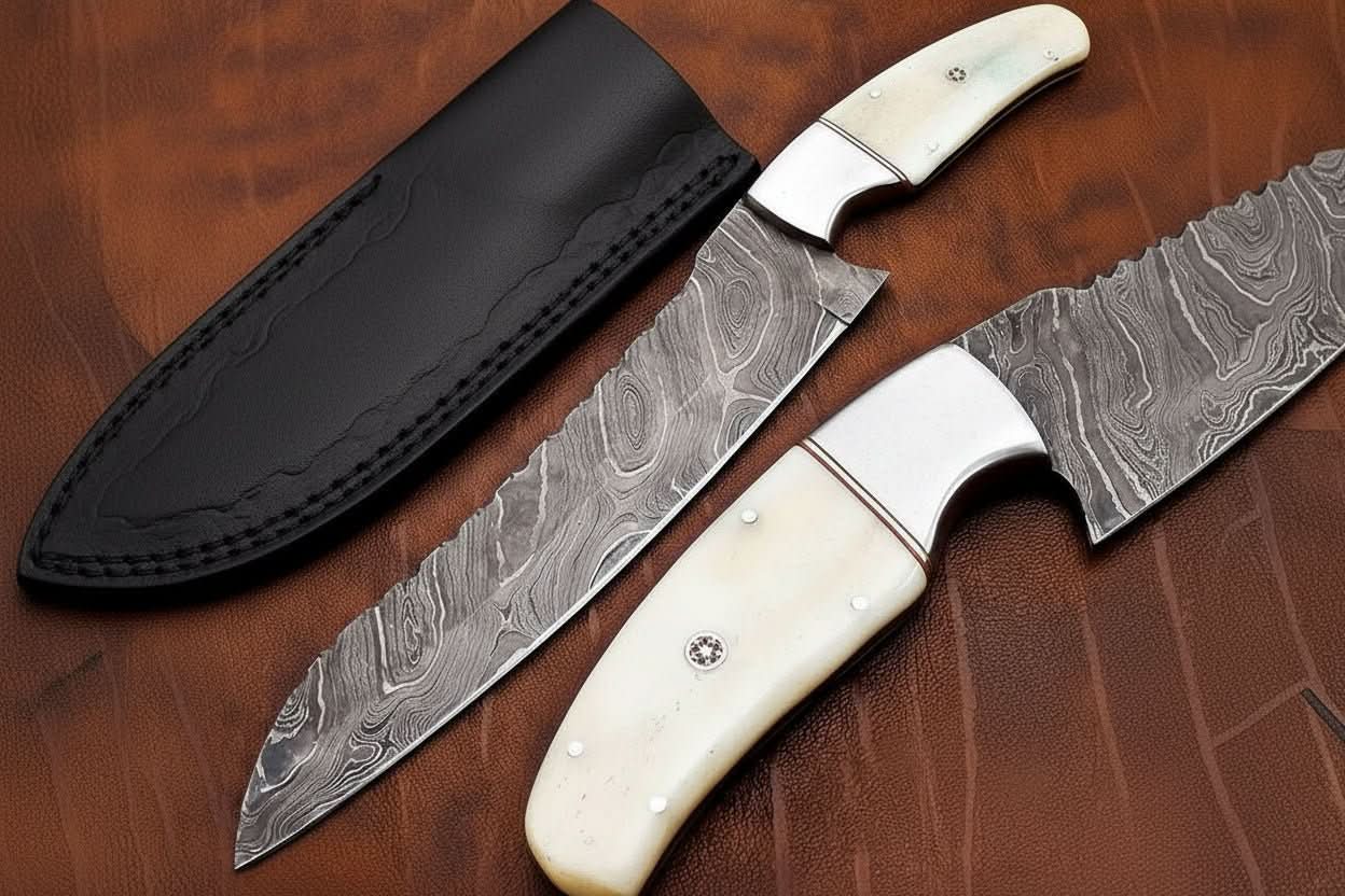 Smart &amp; Sharp Custom Handmade Damascus Chef Knife/Kitchen Knife DK-0256
