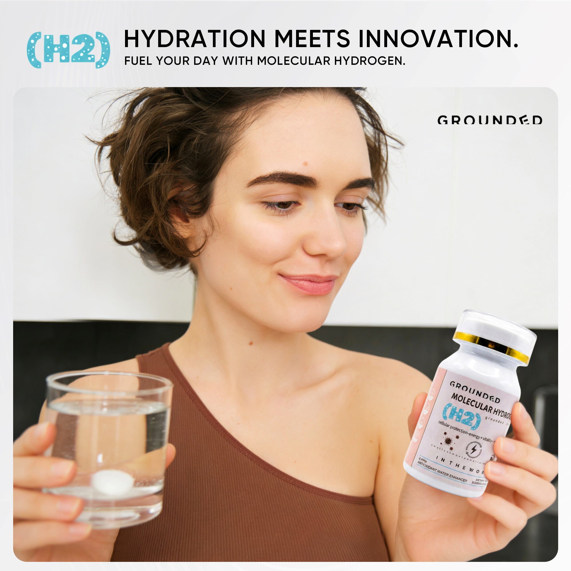 Grounded Labs Ultra Molecular Hydrogen Water Tablets