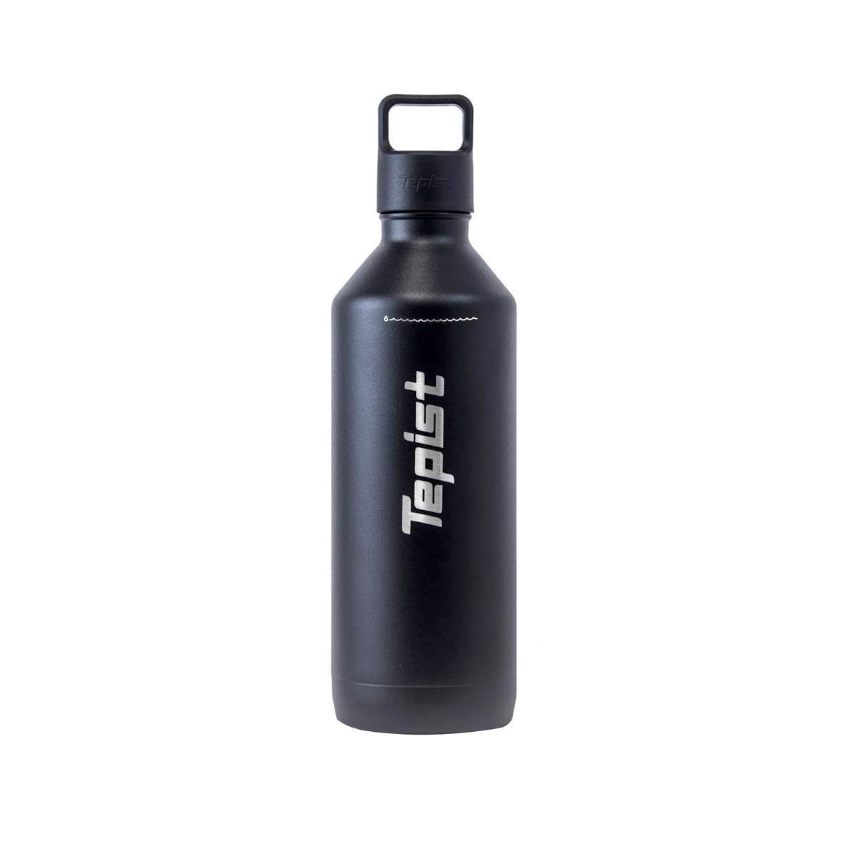 ThirtyO 30oz Stainless Steel Bottle Compatible with Sodastream Machines, Black (Open Box)
