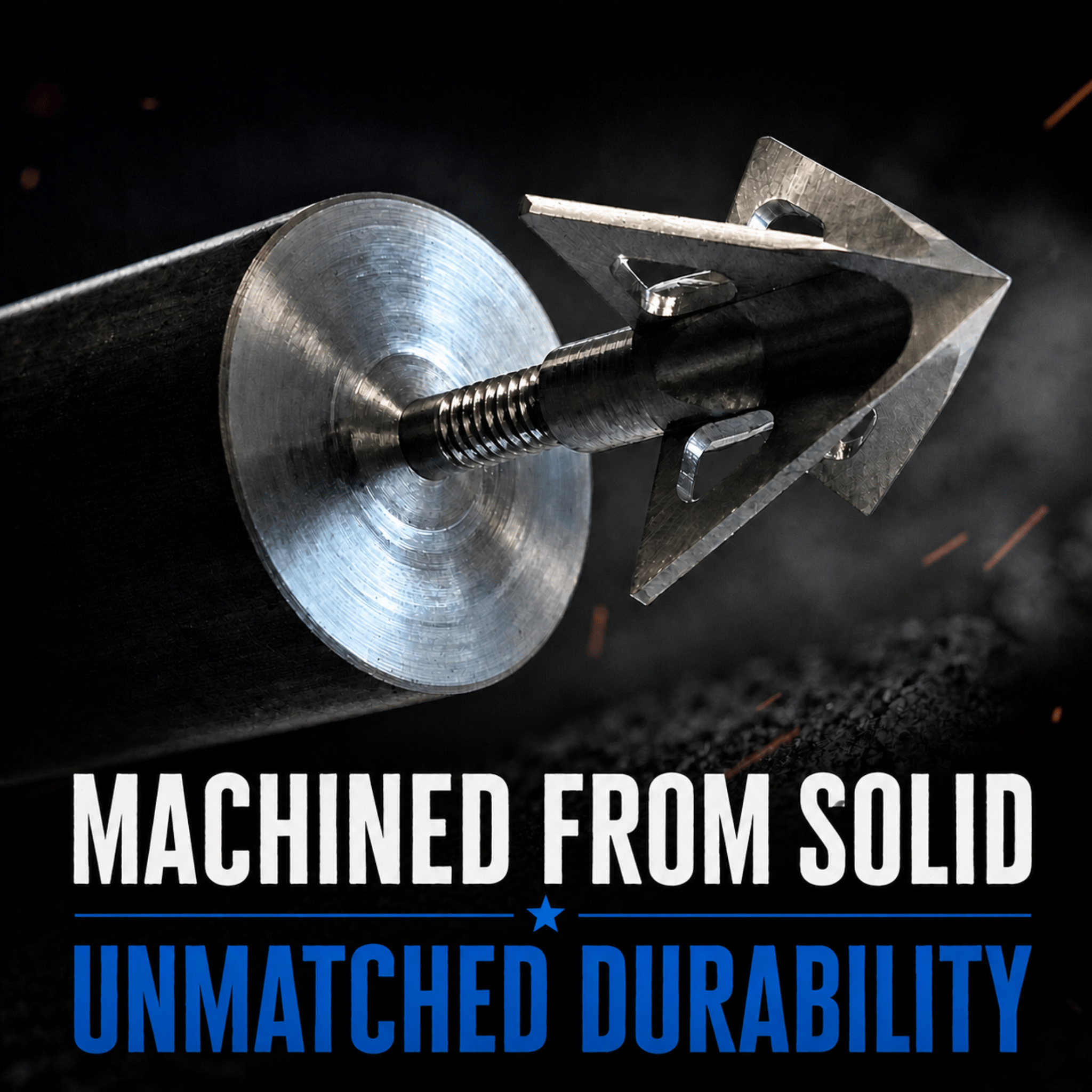 TOTA | 125 grain XL broadhead | 1-3/16-inch vented | fixed blade
