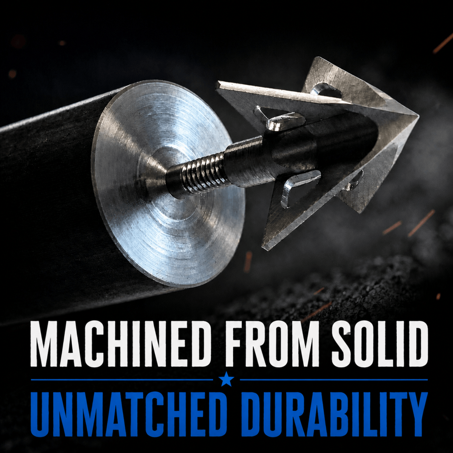 TOTA | 85 grain broadhead |1-inch vented | fixed blade