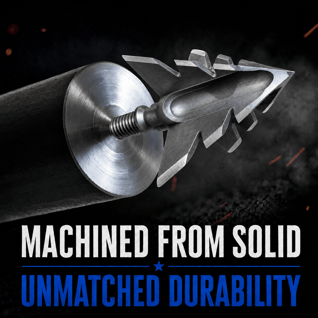 TOTA | 125 Grain Broadhead | Small Game and Turkey | Fixed Blade