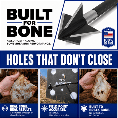 TOTA | 150 grain broadhead | 1-inch solid | fixed blade