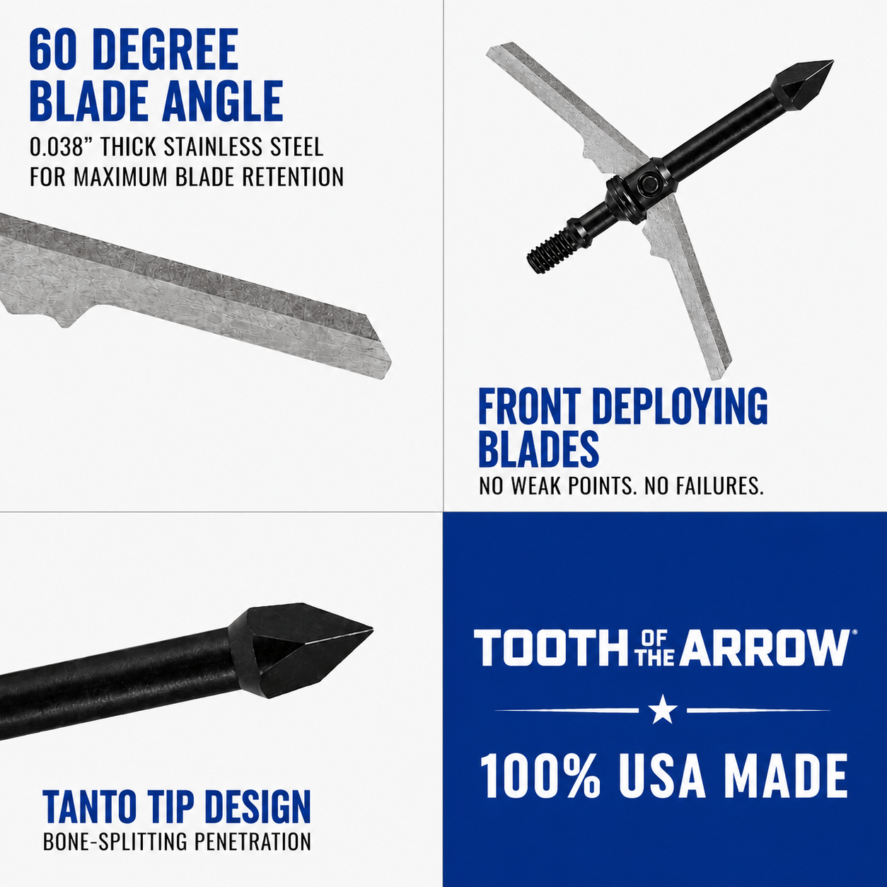 TOTA | 2-Blade Expandable Broadhead | 2.25” Cut | 125 Grain