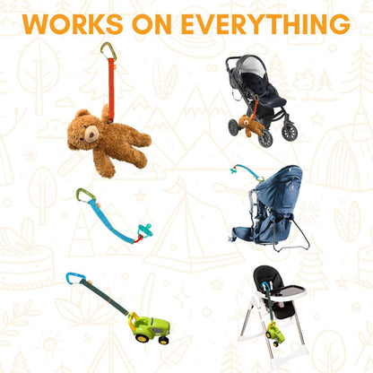 Trail Tether: Hiking-Rated Pacifier Clip and Multi-Use Strap