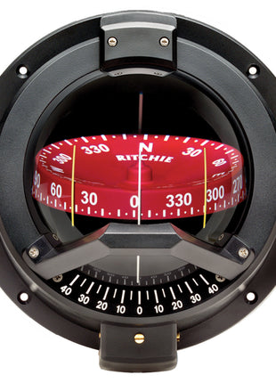 Ritchie BN-202 Navigator Compass - Bulkhead Mount - Black [BN-202]