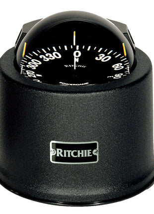 Ritchie SP-5-B GlobeMaster Compass - Pedestal Mount - Black - 5 Degree Card 12V [SP-5-B]
