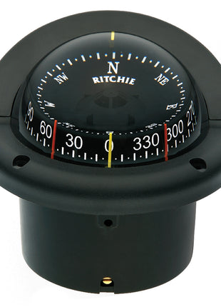 Ritchie HF-743 Helmsman Combidial Compass - Flush Mount - Black [HF-743]