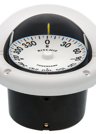 Ritchie HF-742W Helmsman Compass - Flush Mount - White [HF-742W]